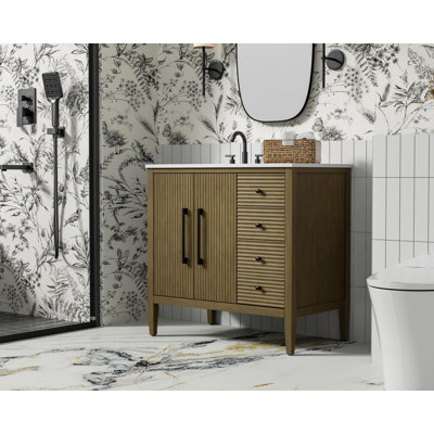 Meuble-lavabo simple 36 po