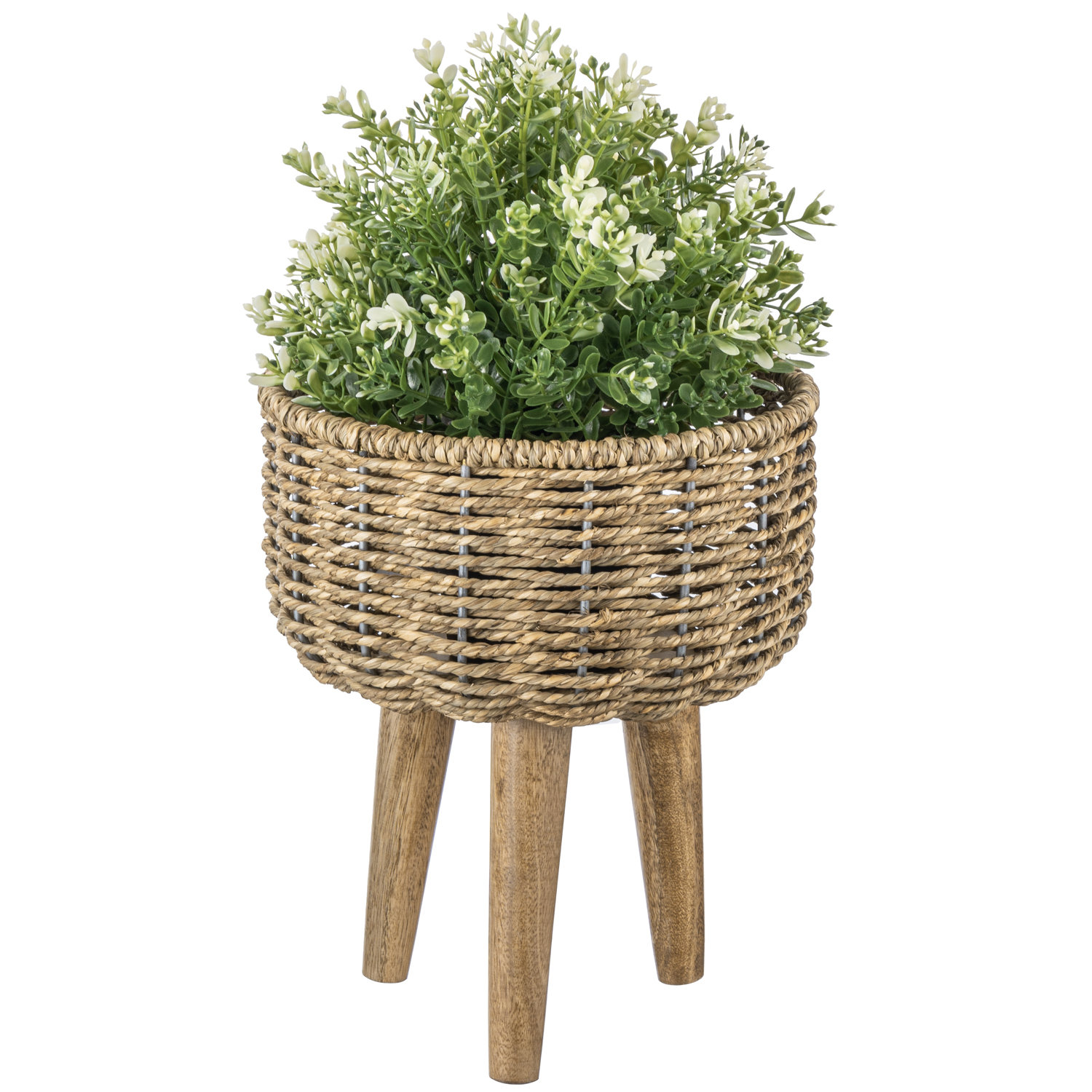 Bay Isle Home Johnathon Solid Mango Wood Plant Stand Wayfair