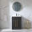 Kwamain 24" Modern Free-standing Single Bathroom Vanity With Ceramic Top
