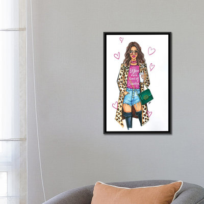 « be your own own of belle » par rongrong devoe, reproduction d’impression sur toile tendue