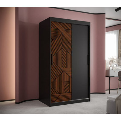 Axsel 2 Door Manufactured Wood Wardrobe