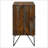 Komomo Grey 1-Adjustable Shelf Accent Cabinet