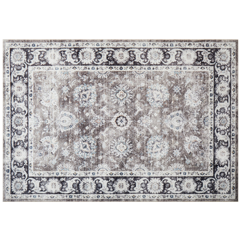 Oriental Machine Tufted Shag Area Rug, Rectangle 40 x 60 cm