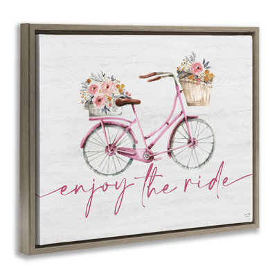 Cadre flottant Enjoy The Ride, conçu par Lux + Me Designs