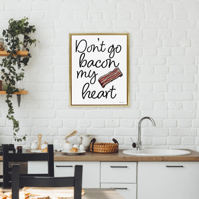 Cadre flottant «Don't Go Bacon My Heart», conception par Susan Ball