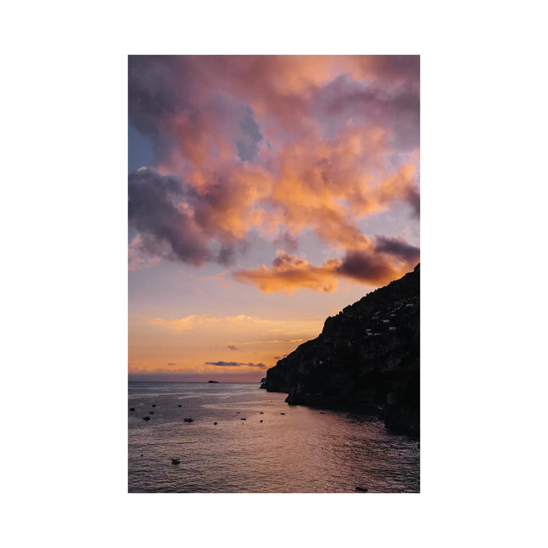 Amalfi Coast Sunset I by Bethany Young - Print on Canvas, Wrapped Canvas, 66.04cm H x 45.72cm W x 1.91cm D