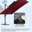 Anand Square Collapsible and Adjustable Height Cantilever Umbrella with Crank Lift-1618458777-1727763928