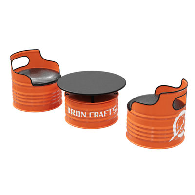 3 - Piece Faux Leather Reception Set