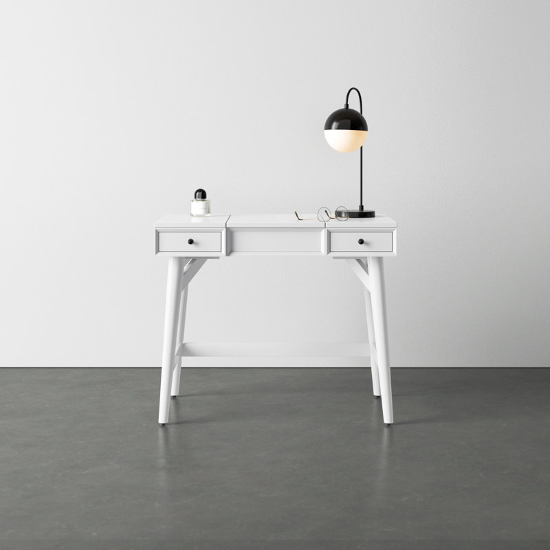 Williams Vanity with Mirror, White