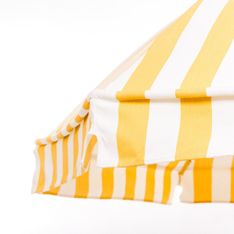 Patio 90'' W Umbrella, Yellow/White