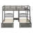 Full Over Two Twin  Bunk Bed Configuration