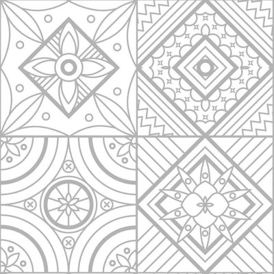 Tile Geometric Peel & Stick Wallpaper N06069