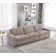 123.2'' Wide Modern Corduroy Power Reclining Sofa With USB Port