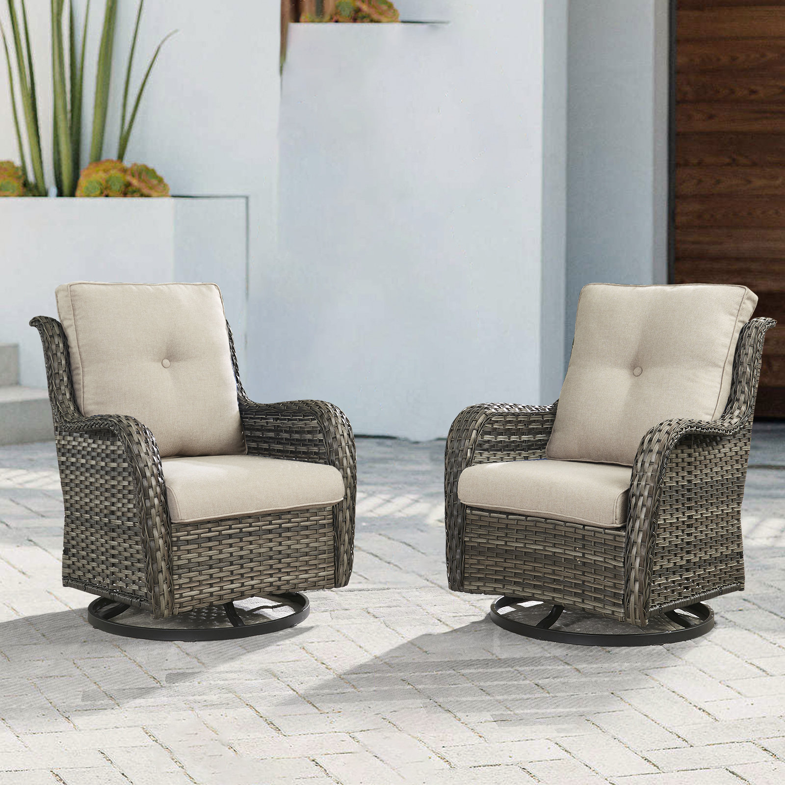 Wicker deals glider rocker