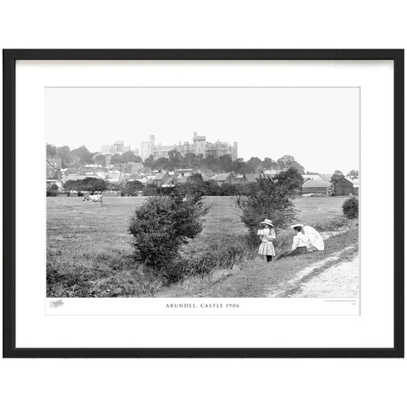 Arundel, Castle 1906 by Francis Frith - Single Picture Frame Print, 28cm H x 36cm W x 2.3cm D