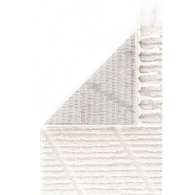 Nalley Geometric Machine Made Indoor / Outdoor Area Rug, Rectangle 2'7" x 4'11"