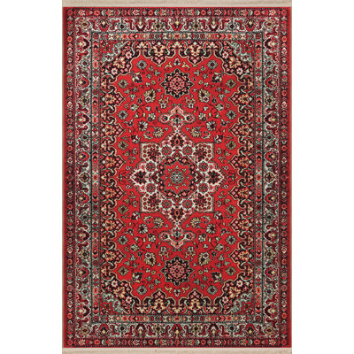 Tapis décoratif rétro bourgogne