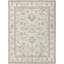 Exquisite Rugs Marietta Oushak Handmade Hand-Tufted New Zealand Wool On Canvas Ivory/Ivory Area Rug-1257419618