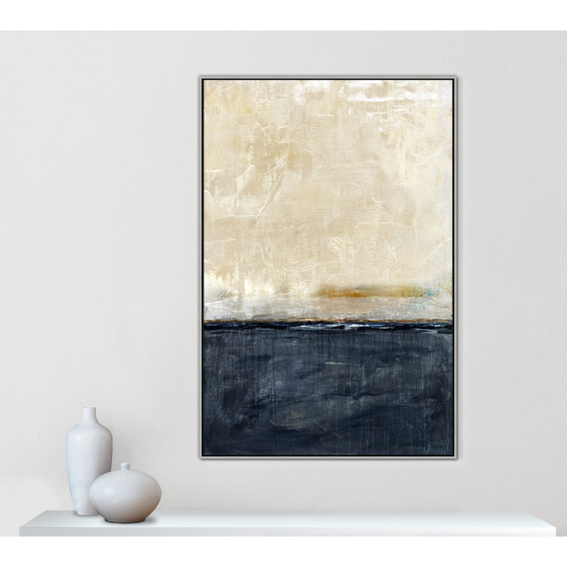 Better Days - Reproduction de la version portrait par Denise Brown, Flottant argenté, L 41,5 po x H 61,5 po