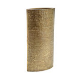 Hemp Etched Vase-Brass