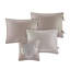 Housse de lit de jour 6 pièces en kaki - taille simple, réversible avec uni / rayure, 3 taies décoratives, pièces décoratives enveloppantes