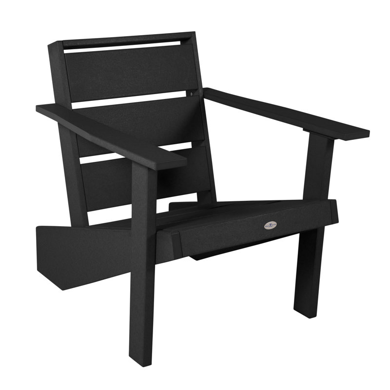 Chaise Adirondack moderne Haven, Black Sand