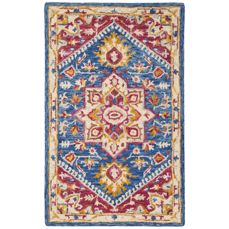 Posner Hand Tufted Wool Oriental Rug, Rectangle 2'3" x 5'