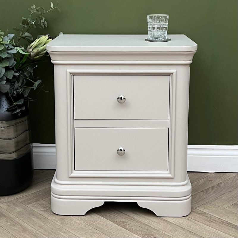Rixensart 55cm W Manufactured Wood Bedside Table