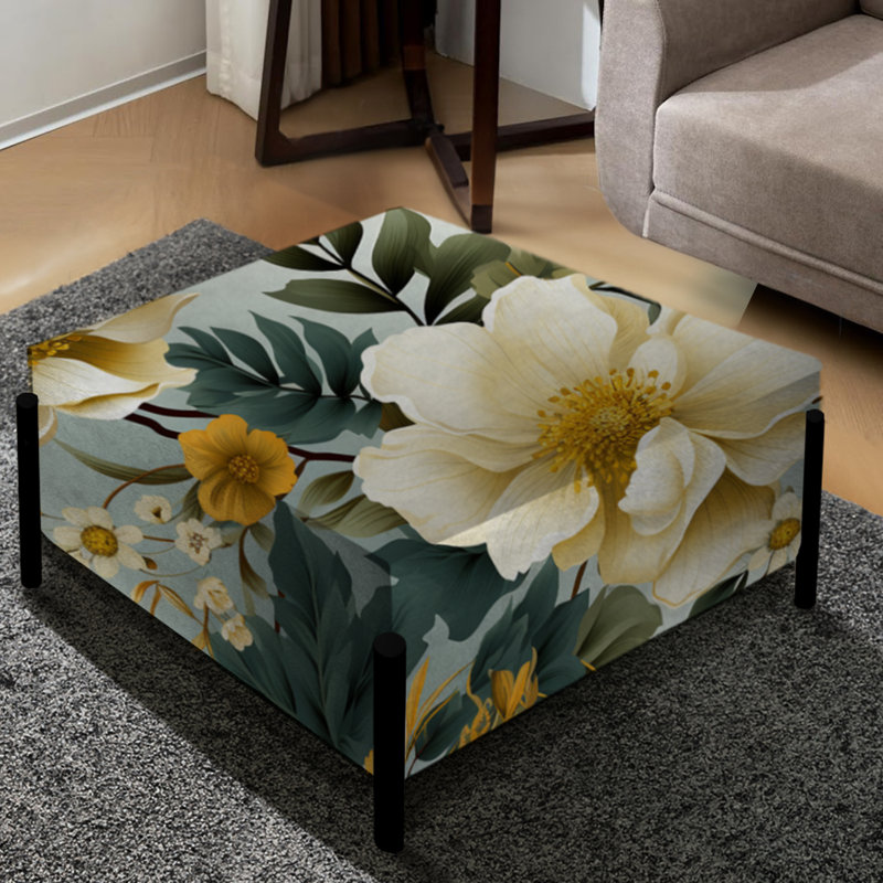 Motif de pivoines carrées Botanical Bliss Boho