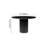 31.5 Inch Round Dining Table for 2, Circle Kitchen Table with Wood Strip Base, Modern Farmhouse Dinner Tables for Kitchen, Living Room-145370837