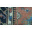 Hand-Knotted High-Quality Red and Blue Area Rug