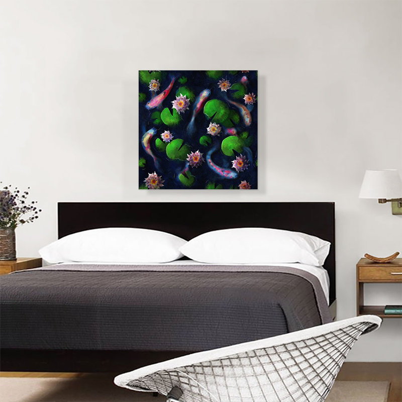 Reproduction d'art sur toile Koi Carp, null