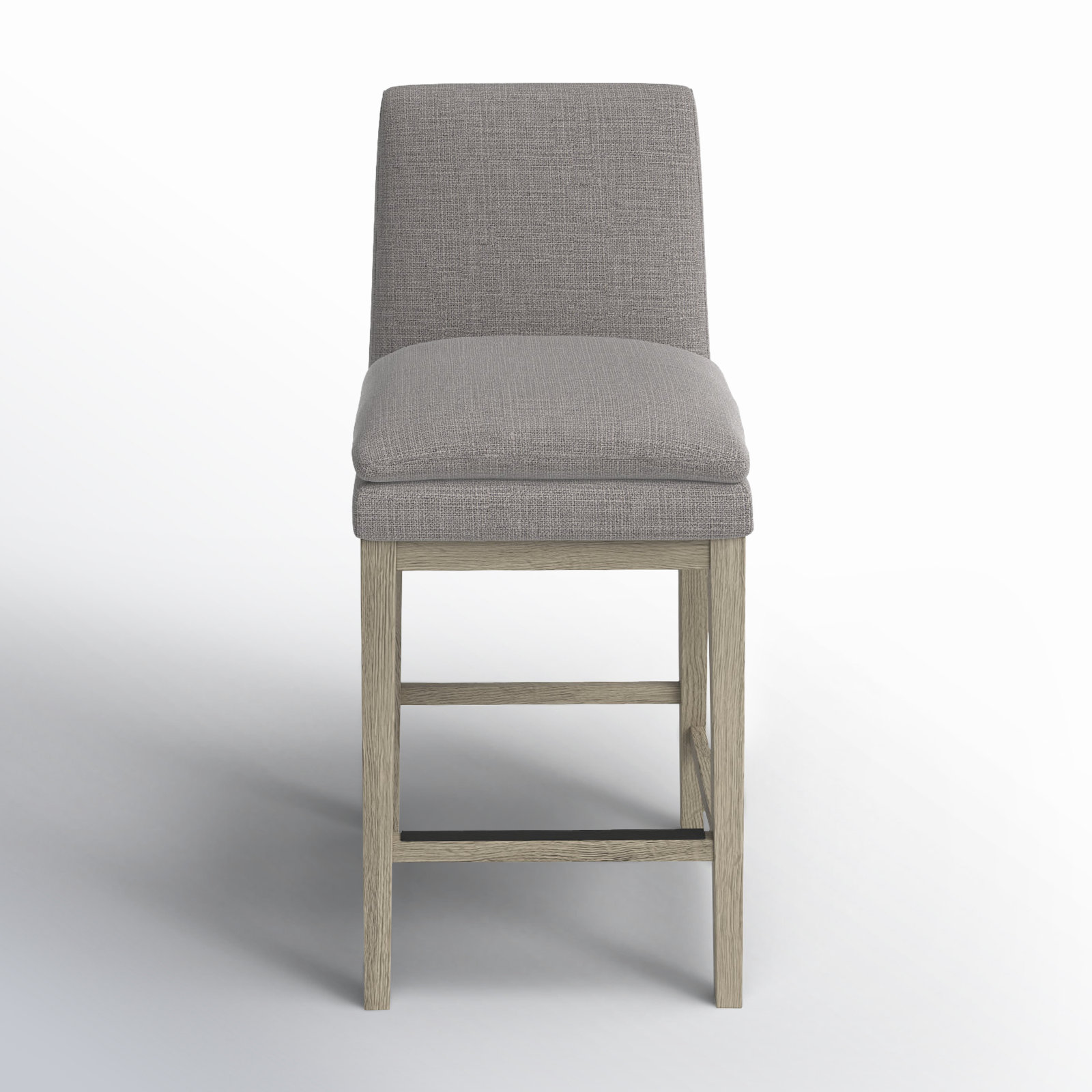 Bethea 26" Bar Stool, Effie Flint Performance Linen, Graywash