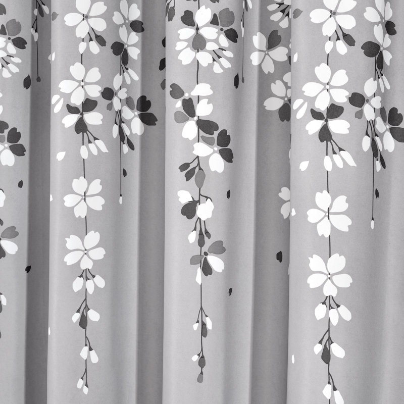 Weeping Flowers Room Darkening Pair, , 52" W x 95" H