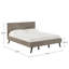 Lit plateforme Macedo Mid-Century-110429592