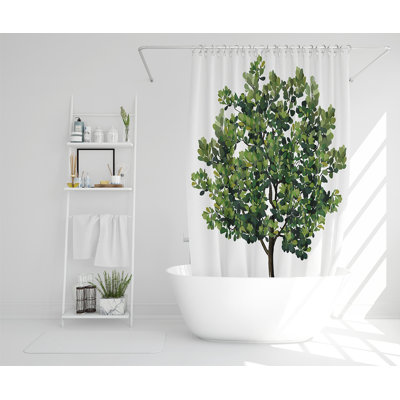Ella-May 13 Piece Polyester Shower Curtain Set