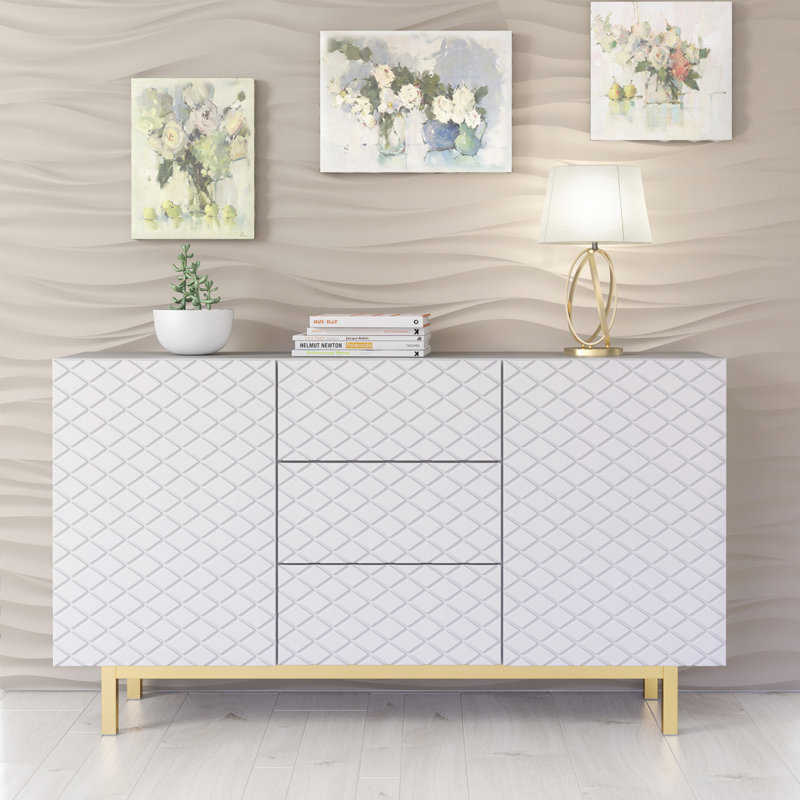 140cm Sideboard, White