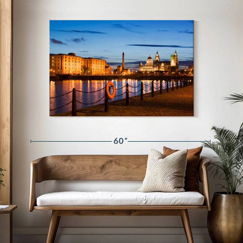 Albert Dock Waterfront, 32" H x 48" W