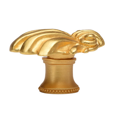 Aphrodite large shell knobin Oil Rub Bronze