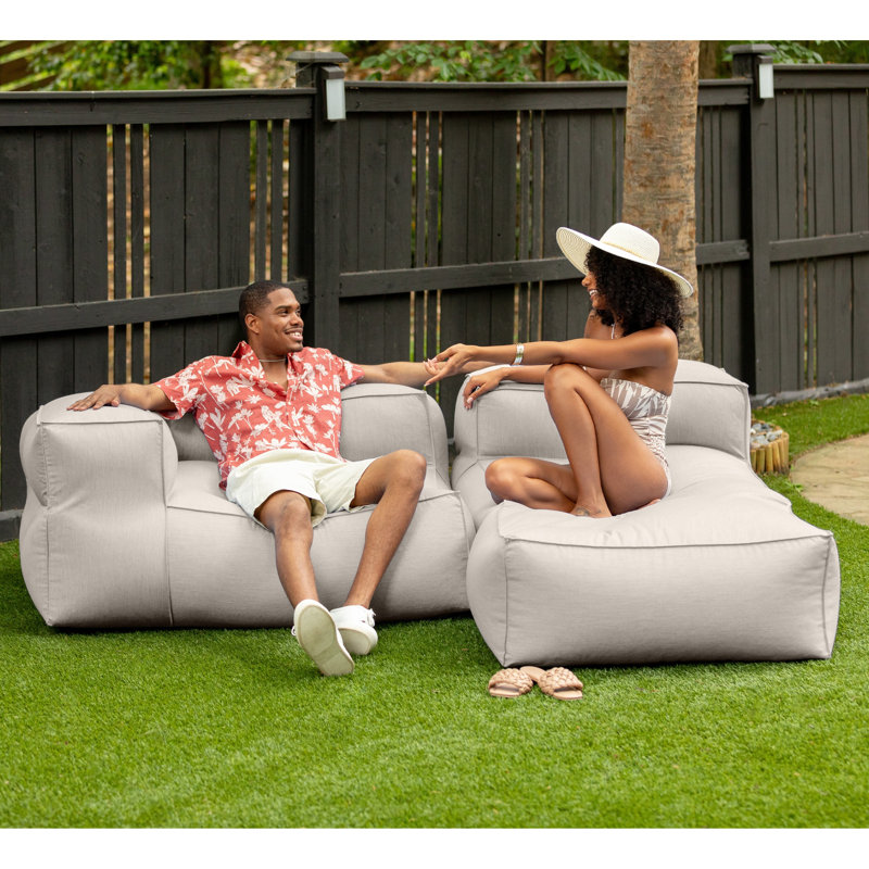 Mariabelen Outdoor Chaise Lounge, Silver