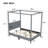 Luxurious Canopy Platform Bed With Advanced Connectivity And Storage Options-355158053