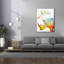 Toile épique Graffiti «Colorful Safari Animals B» par Jean Plout, 40 po x 54 po