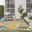 Tapis intérieur / extérieur à motif floral Ameir-418368355