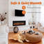 Metro Lane Black Electric Fireplace-399296090