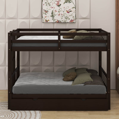 Twin Over Pull-Out Bunk Bed With Trundle