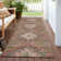 Machine Washable Indoor/Outdoor Claudian ACN1226 Brown Rug