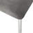 69.3" Modern Minimalist Rectangle Dining Table Set For 4, Kitchen Table With Tufted Chairs, Ideal For Small Dining Room & Open Kitchen, Silver+White Table, Dark Gray Chairs-1226043547-1226043544