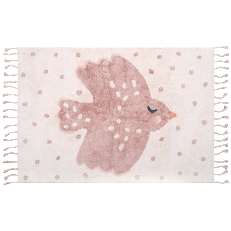Tufnell Animal Print Cotton Hand Woven 100cm X 150cm Area Rug