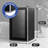 BLACK+DECKER 2.4 Cu. Ft. Beverage Cooler, Beverage Fridge with 76-Can Capacity