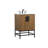 Eugene 24 " W Freestanding Standard 1 Single Vanity Bathroom Vanity With Engineered Marble Top-10441579